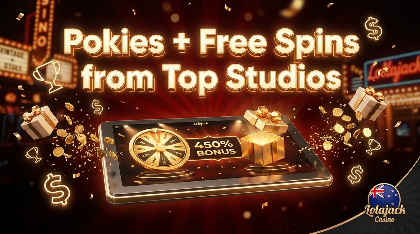 Pokies + Free Spinsfrom Top Studios